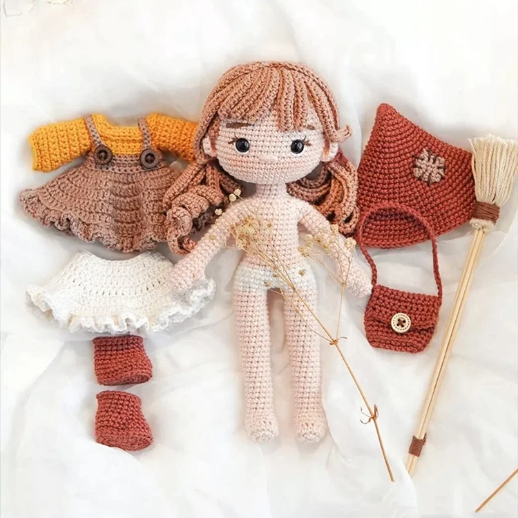 Crochet Handmade Beautiful baby organic gift stuffed toy Amigurumi Doll for Girls Crochet princess Girls gift Amigurumi
