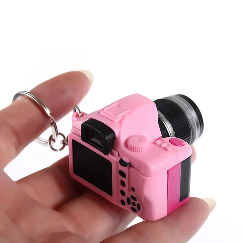 New Fashion camera LED Camera KeyChain With Flash Light Sound Effect Gift Toy Bag Accessories Children Boys Gift Key Chains