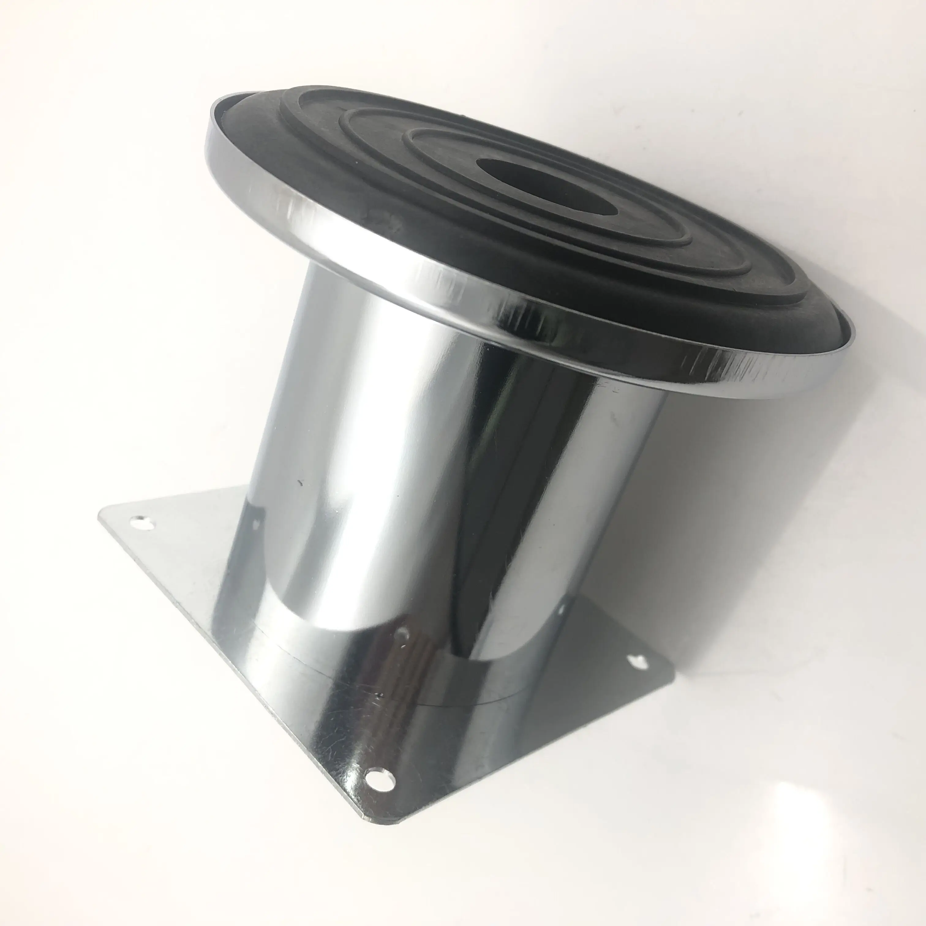 TK-021A Modern Type 75mm Straight Tube Furniture Hardware Metal Bed Legs Cabinet Feet Sofa Leg