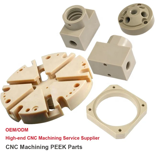 CNC Machined  Precision Plastic Parts Customized Plastic Parts Cnc Machining Peek POM Abs Nylon PA6 PA66 PC Part Manufacturer
