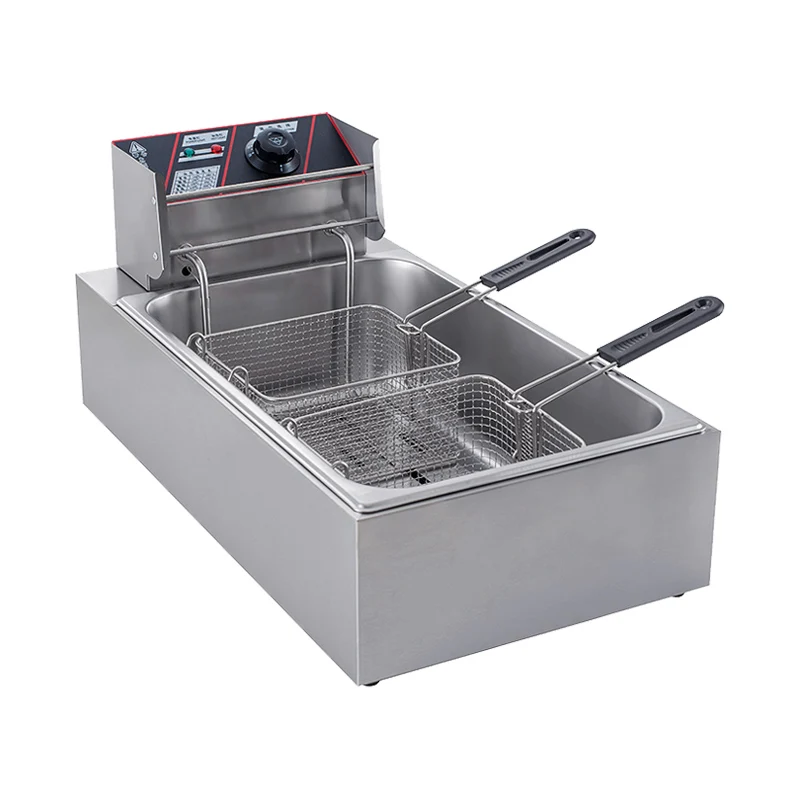 Factory Direct Wholesale Intelligent Commercial Table Fish And Chips Electric Used Restaurant Deep Fryer For Sale