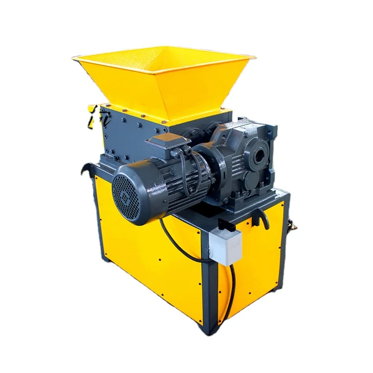 Double Shaft Waste Recycling Machine/Small Tire Shredder