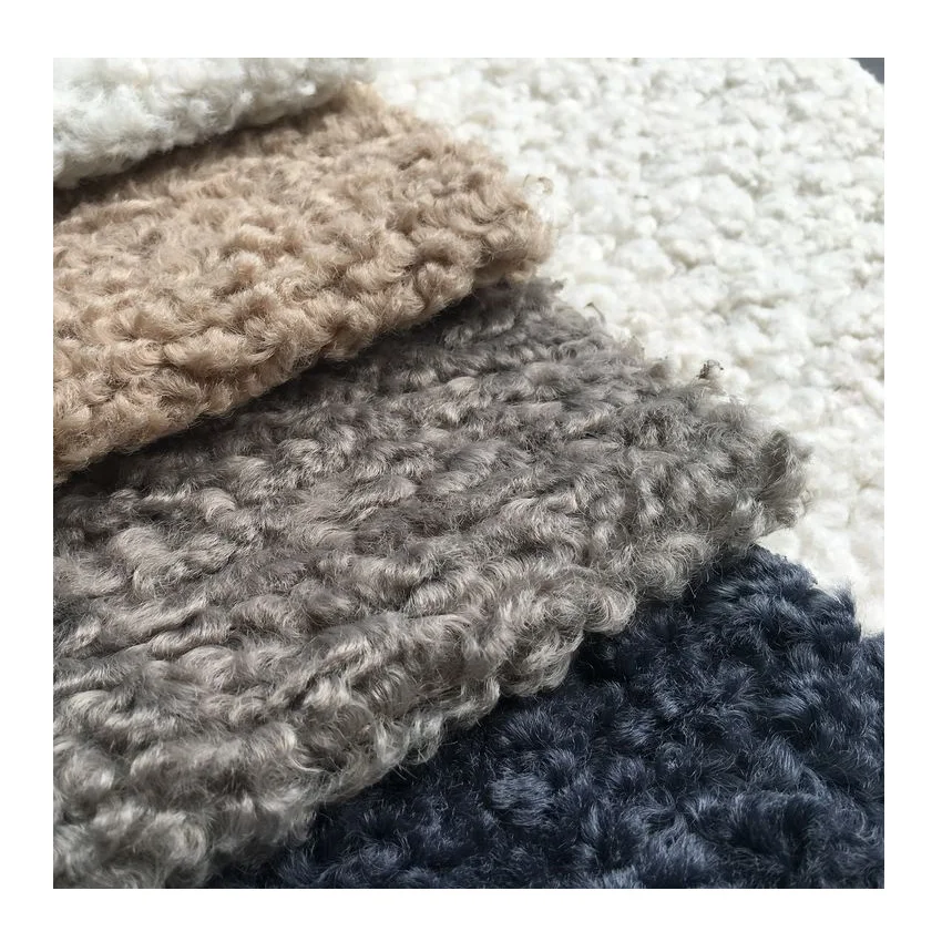 Super Soft Pet Furniture Fabric Boucle Cushion Fabric