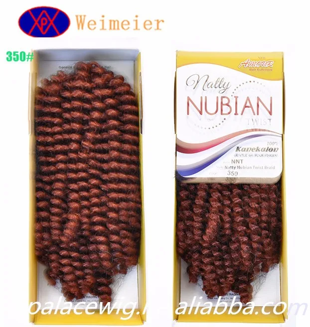 High Temperature Fiber Jumpy Wand Curl Twist Crochet Braid Jamaican Bounce African Synthetic Braiding Hair