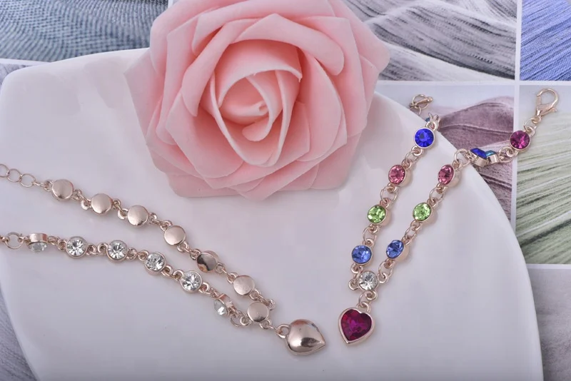 New rose gold bracelet women wear all-match jewelry simple love constellation bracelet manufacturers supply