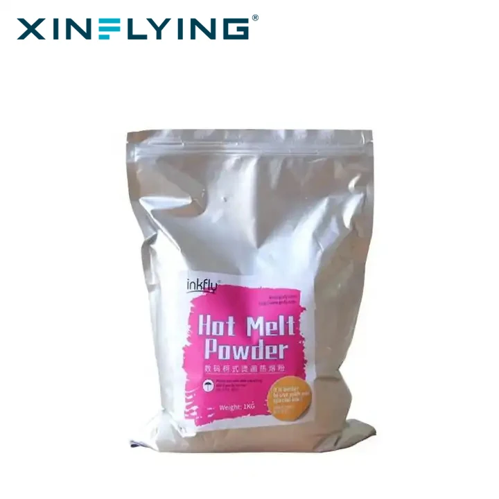 XinFlying USA Warehouse DTF Hot Melt Powder Adhesive Glue for T-shirt Printing DTF Printer Heat Transfer Printing Machine