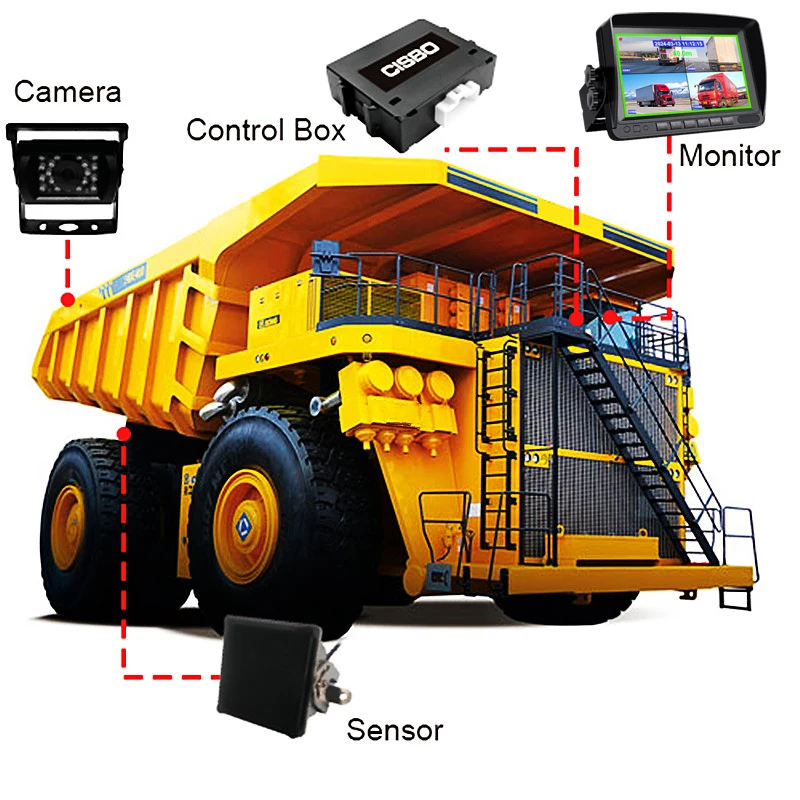 radar proximity warning system for heavy duty truck pwas system