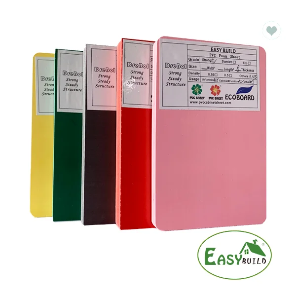 PVC Celuka Board pvc foam board PE logo film printing cutting engraving