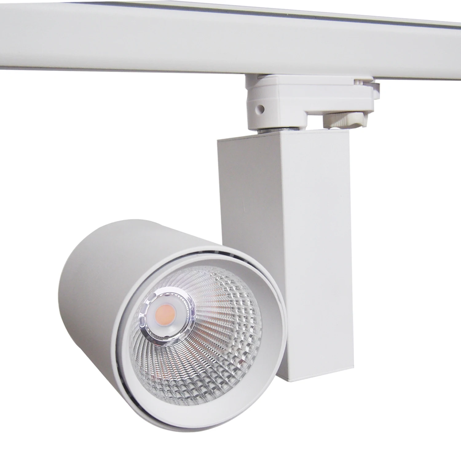 Anti-glare 3 phase 4 wires rail track light 30w with LED shop track lighting