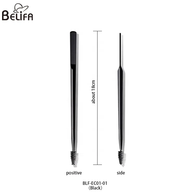 customized  dual ended Spatula eyebrow brow soap styling mascara brush mini brow wax lift applicator brow gel freeze applicator