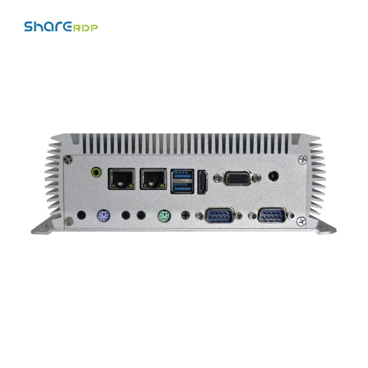 Factory Outlet 6 RS232 Com Port  Industrial Mini PC I3 5015U 5005U Win10 Processor Mini PC Fanless I3 For TV Digital Signage