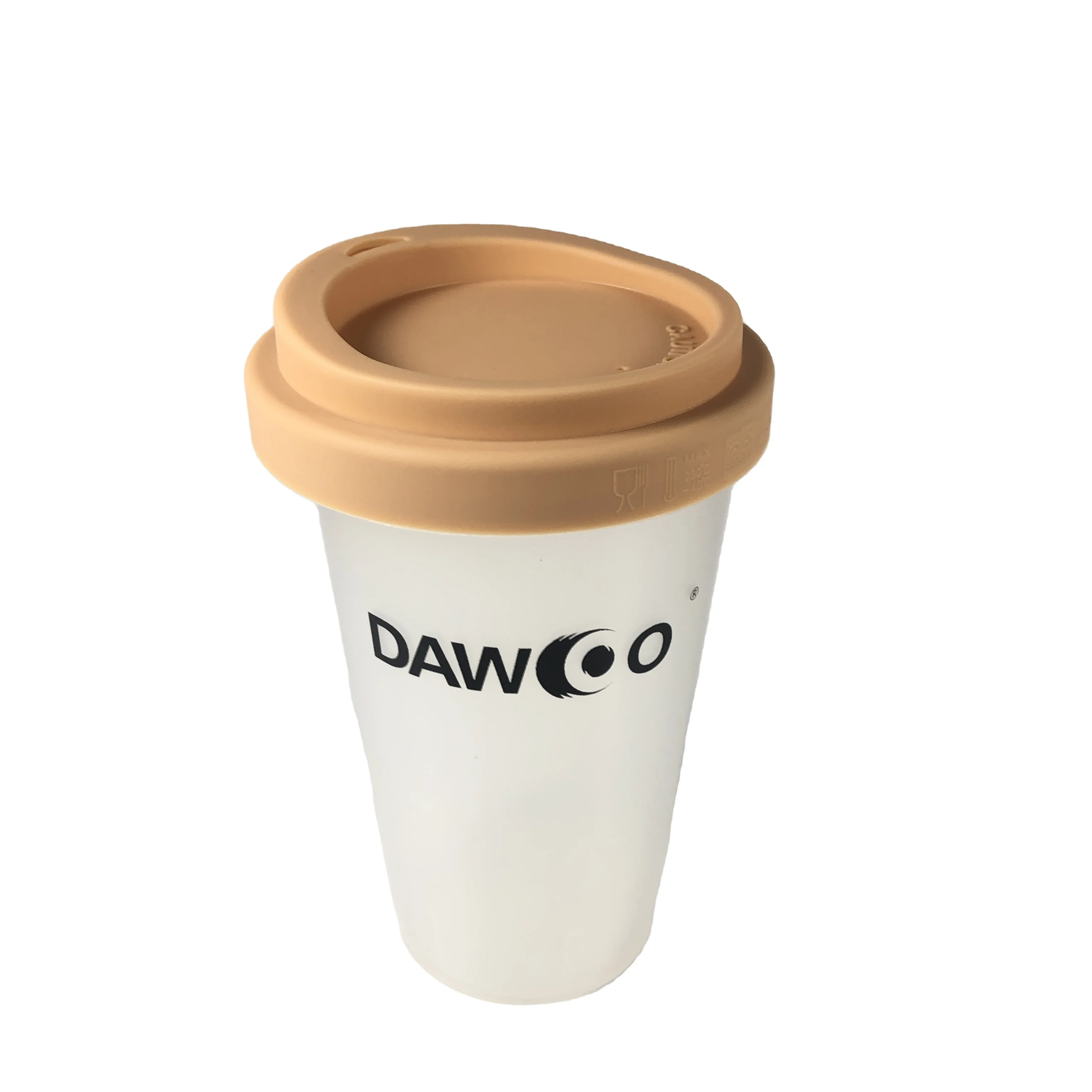 Ready to ship 8cm and 9cm moon shape silicon mug cup lid silicone coffee cup lid cup cover