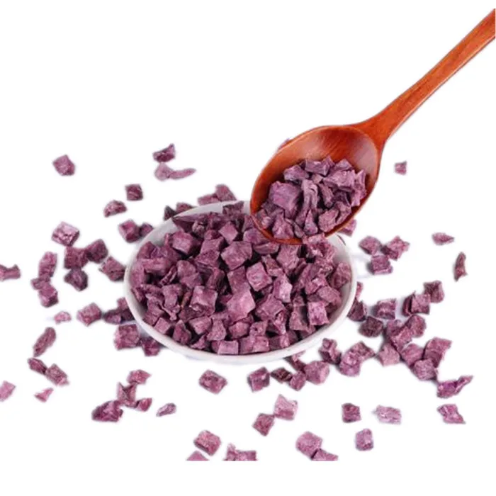 Best Quality New Crop food ingredients Dehydrated Purple Sweet Potato Cubes