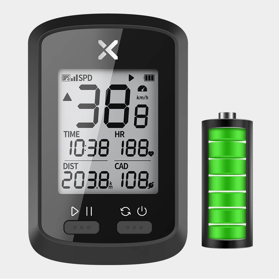 Одометр для велосипеда Xoss G + беспроводной GPS-трекер с ЖК-дисплеем цифровой спидометр «кошачий глаз» горных