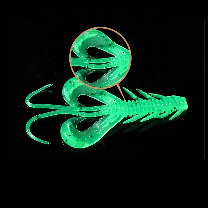 Best selling 8pcs/bag New fishing lure bait 10cm 3.7g Artificial Outdoor Shrimp Fishing Lure