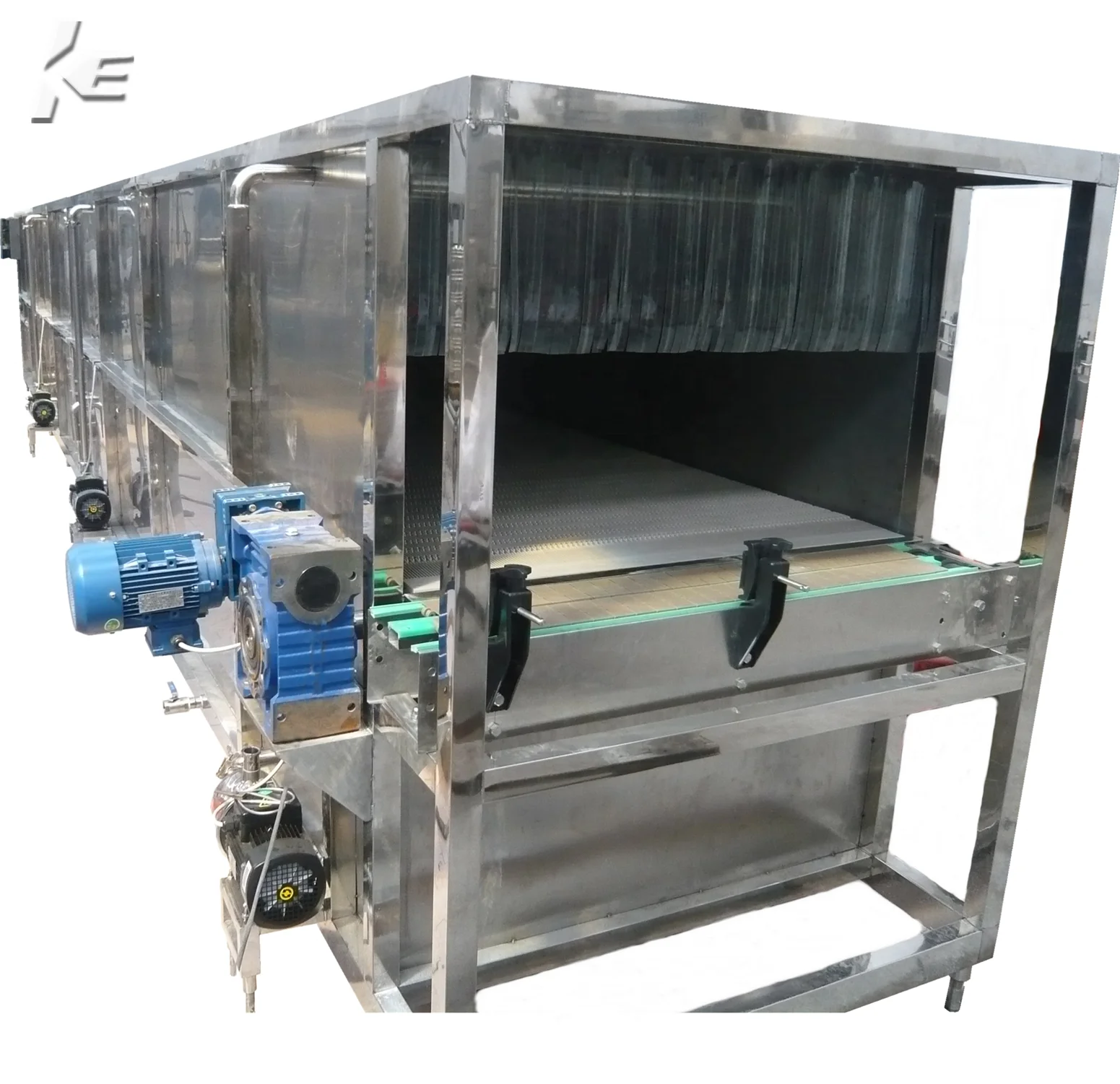 
6m length pasteurizing tunnel for bottle warmer machine 