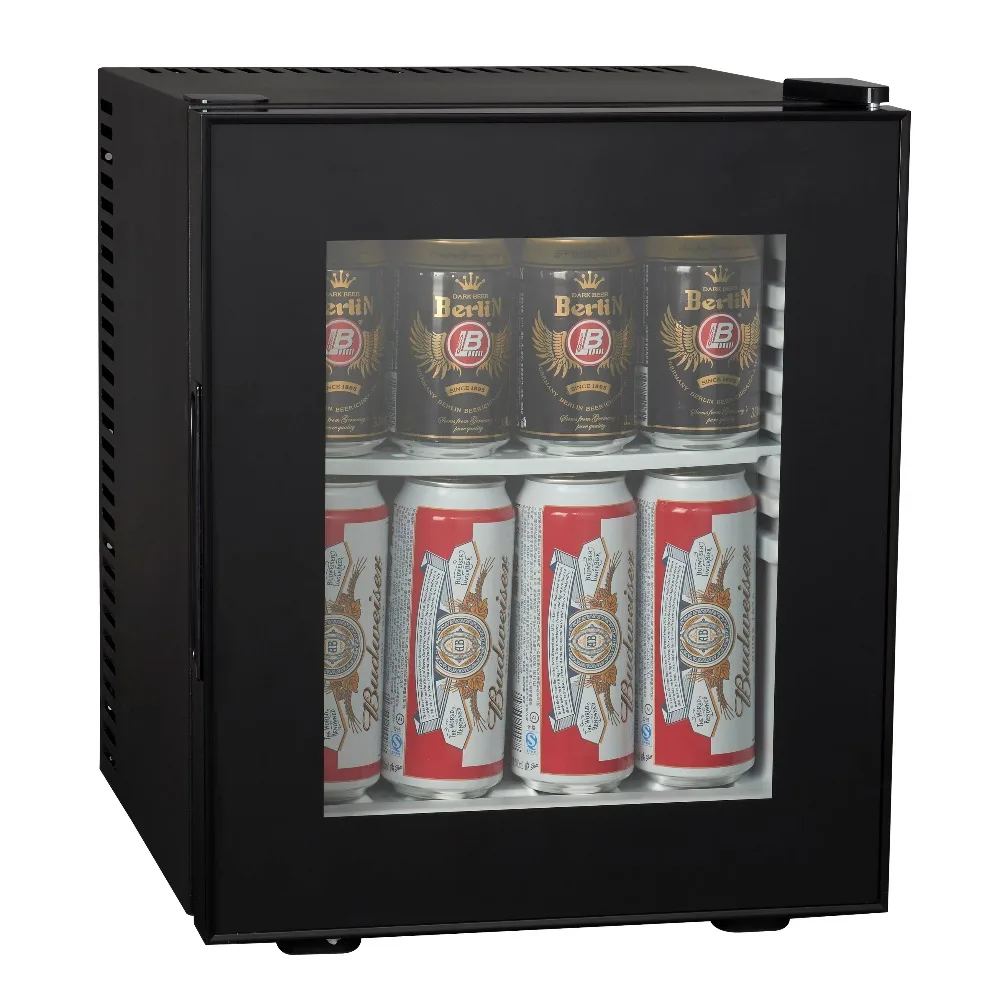Refrigerator supplier sales single glass door display small mini 20l hotel mini portable bar fridge with freezer