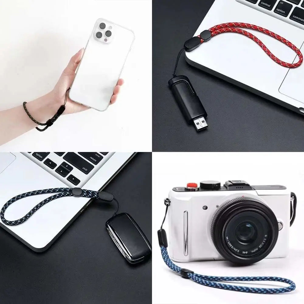 Hand Wrist Strap Lanyard Adjustable Colorful Nylon Straps For Camera Key Keychain Phone Usb Flash Drive Wallet Id Name Tag Badge