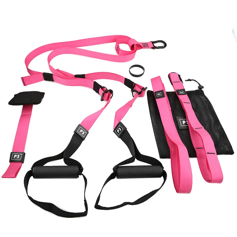 
Sport Gym workout Fitness Suspension trainer belt Hanging up pull rope Resistance Bands training 