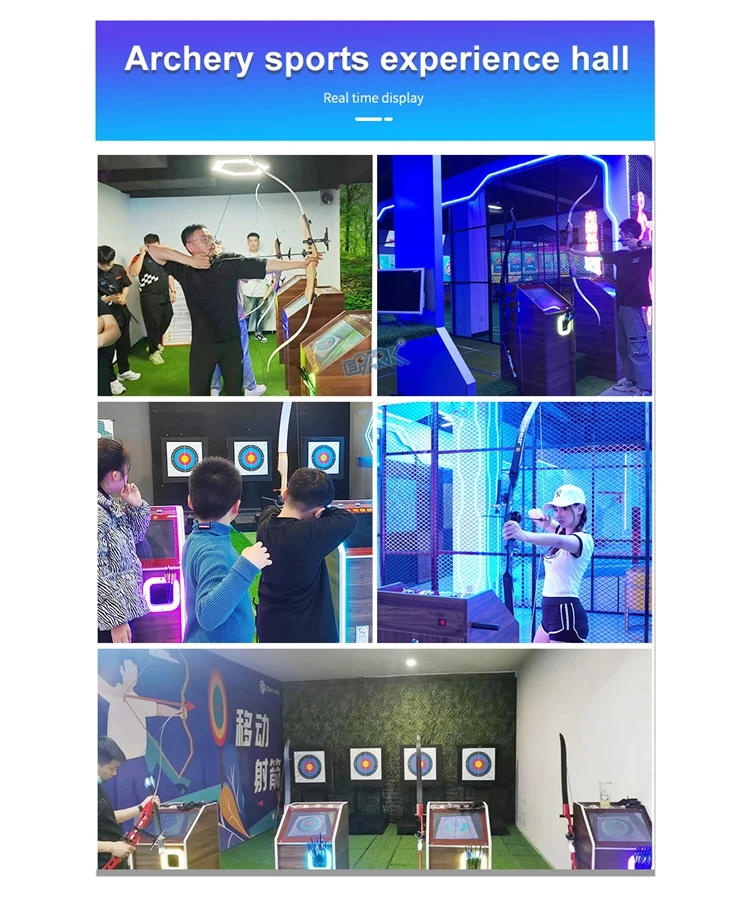 Amuusement Park FEC Multi Playres Indoor Sports Archery Hall Sports Moving Target Archery AR Archery