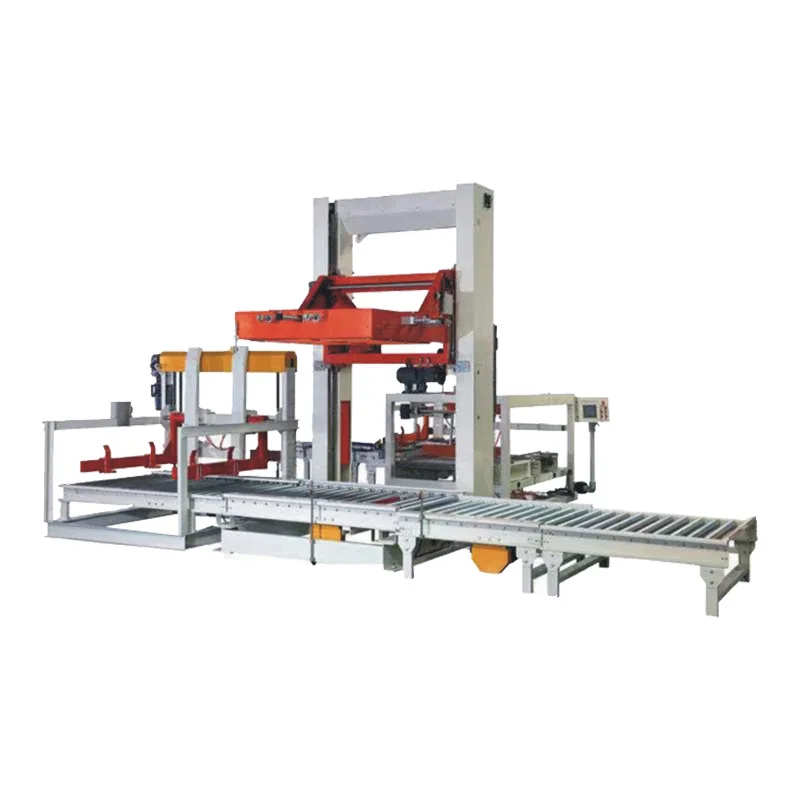 Automatic Palletizer Machine for Stacking Water Bottle Cartons and Palletizing Film Packs on Pallet