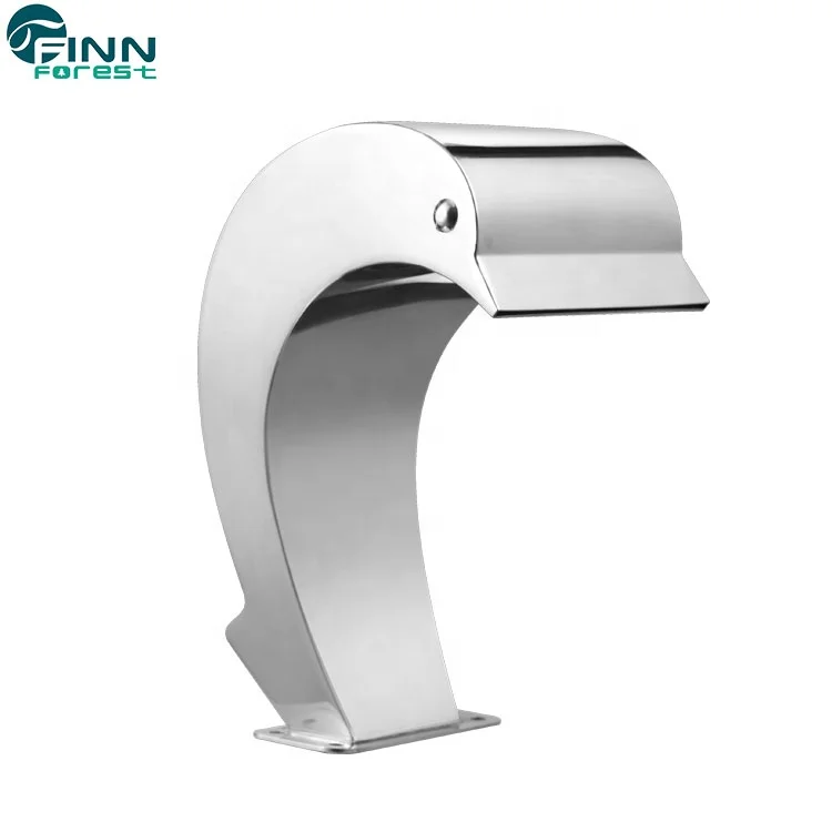 Металлический Каскадный водный фонтан из нержавеющей стали уличный садовый декоративный