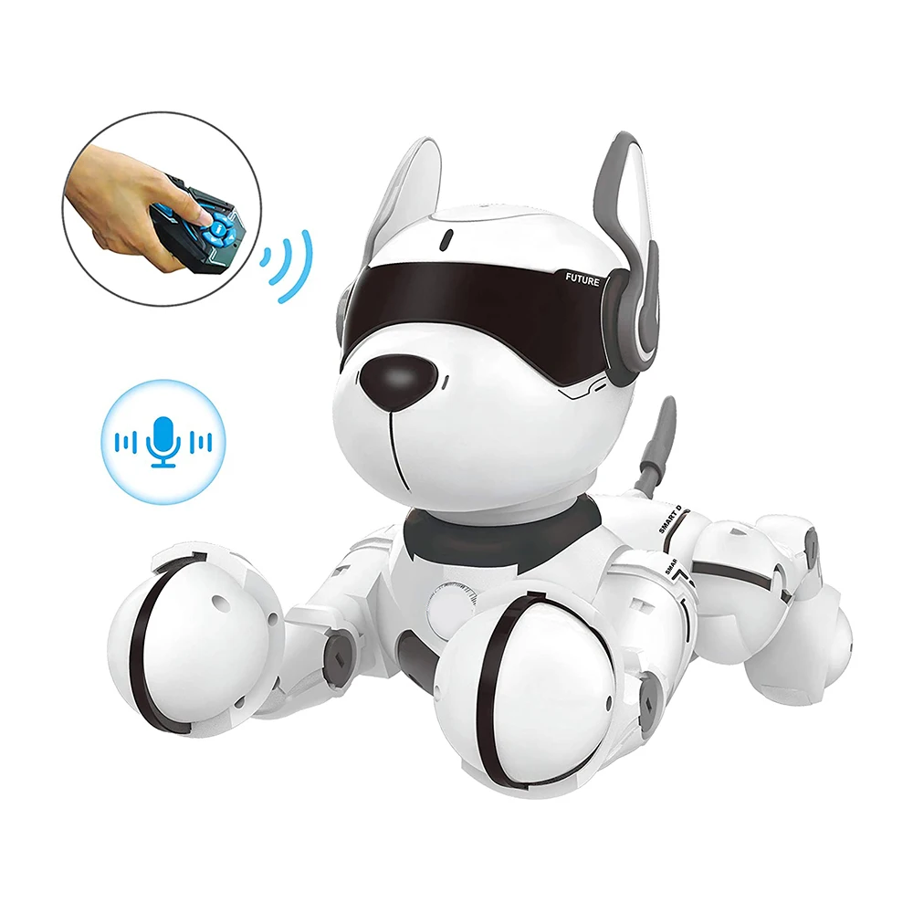 RC Voice Remote Control Dog Toy Electronic Pets Dancing Programmable Smart Robot Dog Gift Toy for Kids