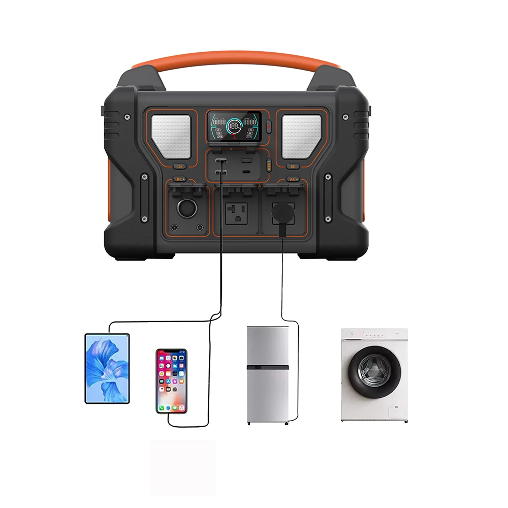 Wholesale Energy Storage 700W AC Outlet Outdoor Camping Emergency Home Backup Generator Portable Solar Charger Power Station