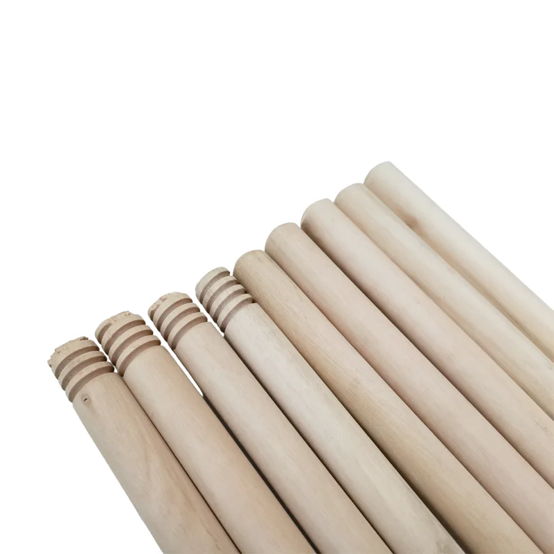 Factory Direct Sale Wooden Handle Cheap Palos De Escoba Natural Wood Broom Stick High Quality Mop Handle