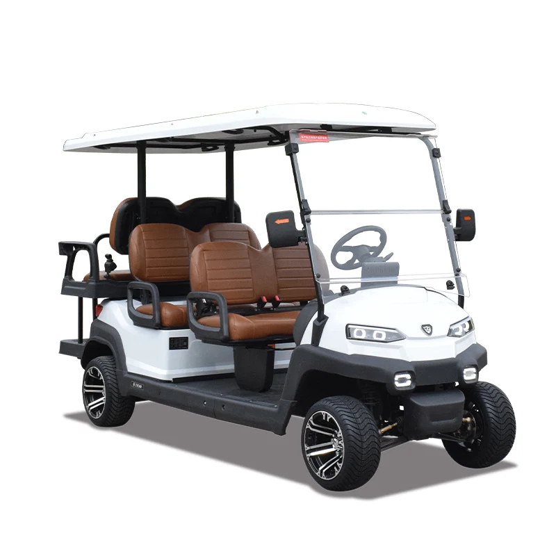 ZYCAR Brand New 6 Person Electric 4 Wheel Club Car Golf Cart For Sale 6 seaters golf car available for sale