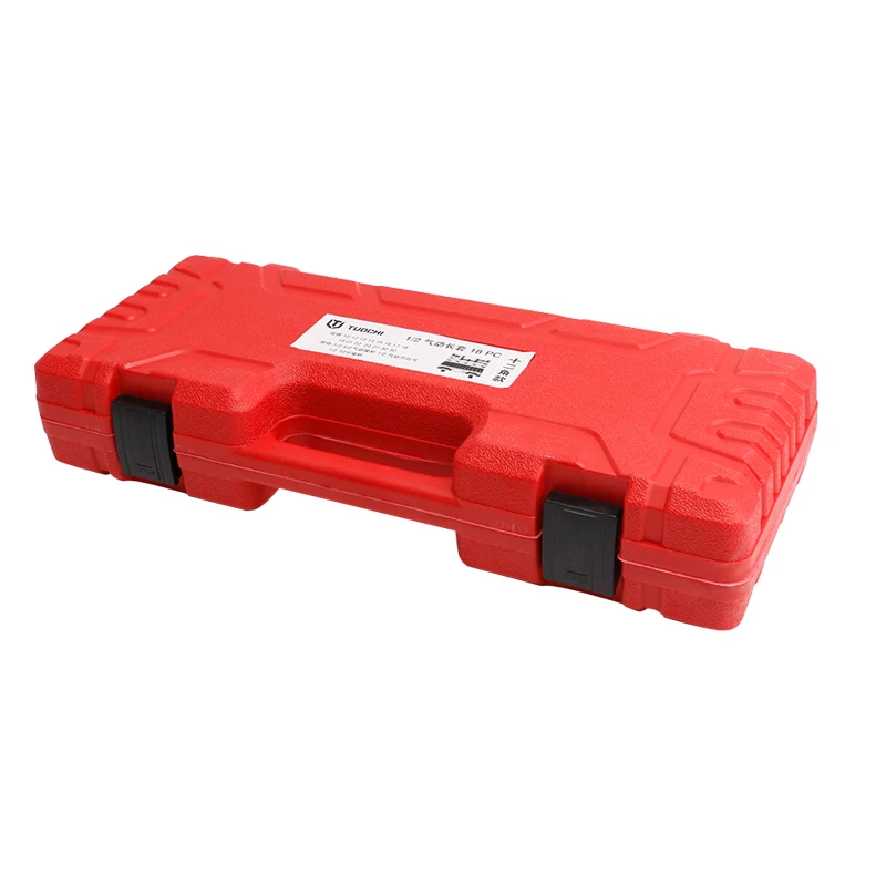 18-piece industrial grade drive Machine tool set wrench socket Automotive repair hexagonal extended deep socket