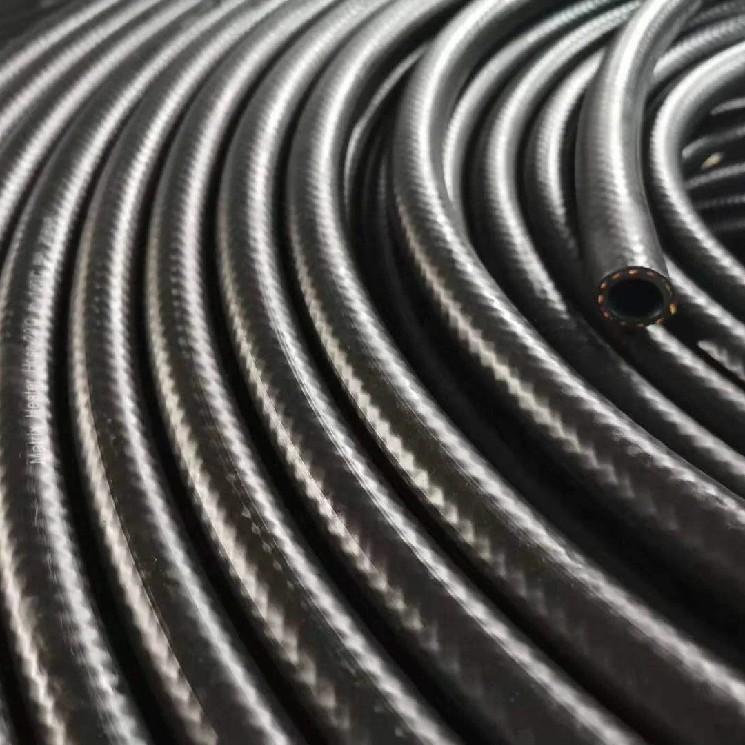 High resistant custom automotive braided EPDM gasoline hose rubber products fuel line hose