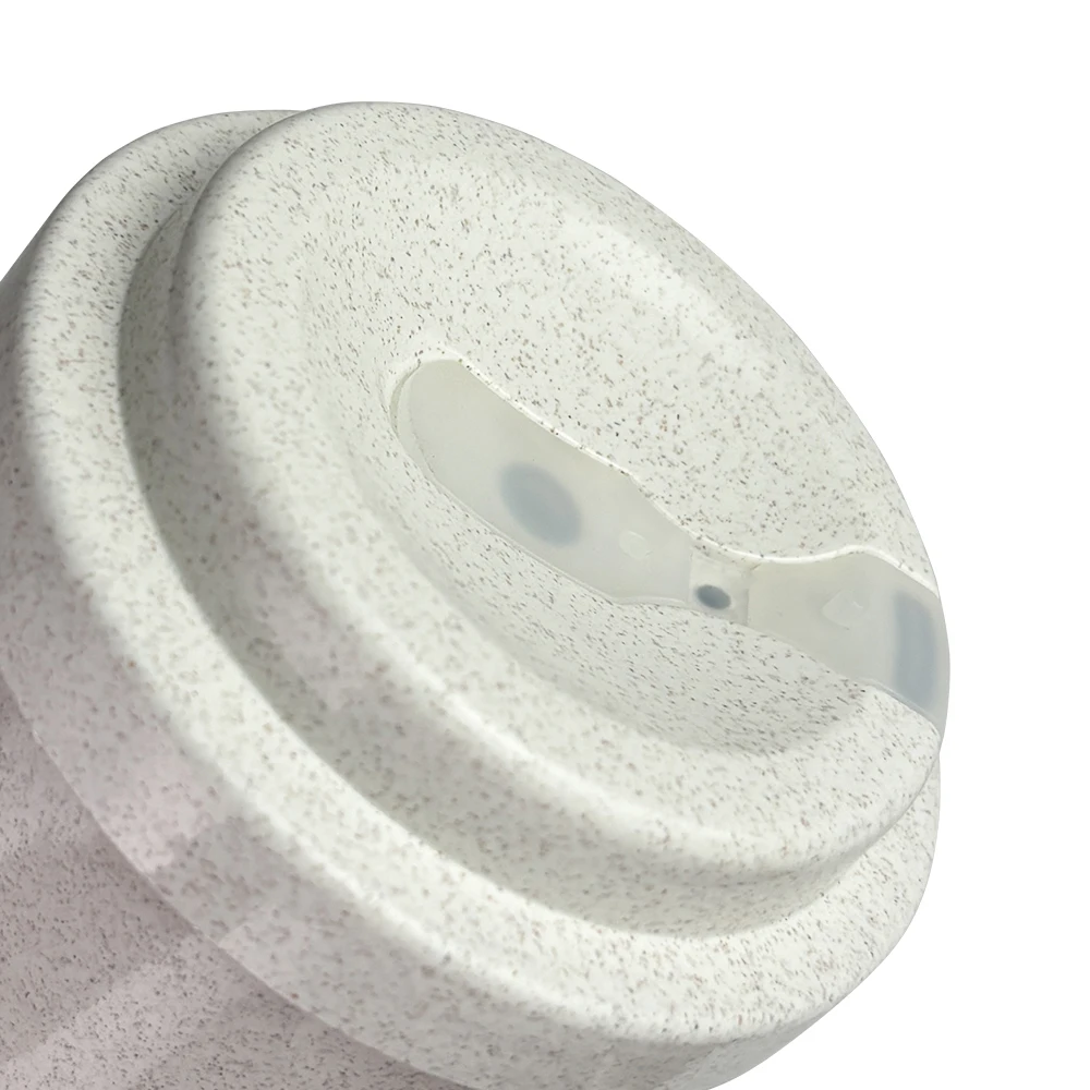 Gifts Sublimation Mug bio-based wheat straw 15oz/420ML coffee Cup with Sealed Spil Proof Lid silicone Sleeve reusable coffee cup