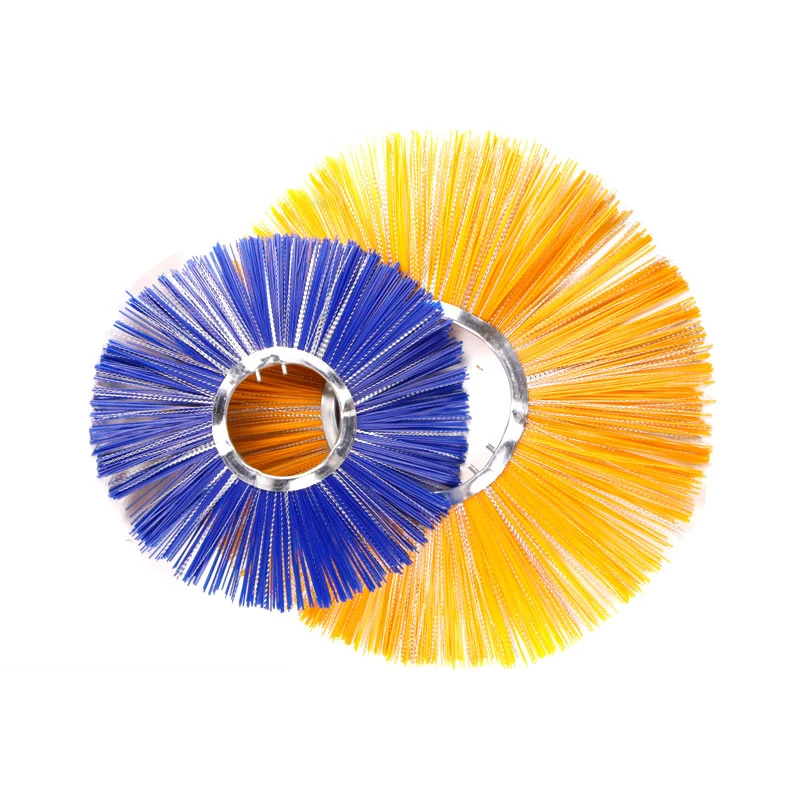 ZXD Steel wire wafer round brush Cylindrical snow road sweeper brushes