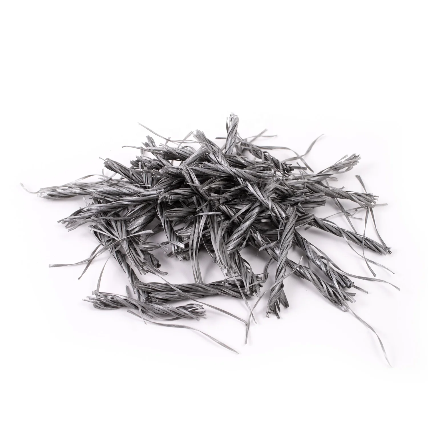 CE и ISO сертифицированная серая полипропиленовая волоконная витая форма для промышленного