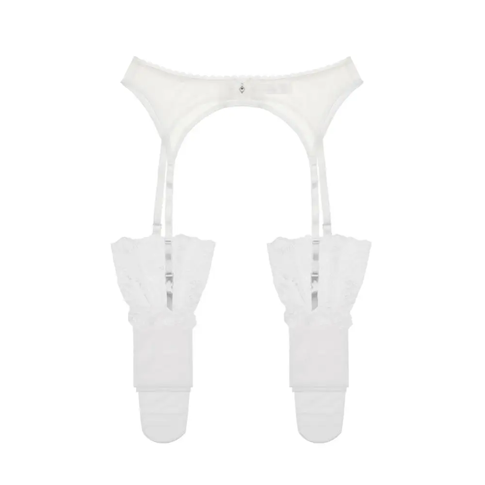 
Varsbaby sexy floral lace fashion transaprent underwear yarn high quality garters+stockings 2 pcs S M L XL XXL 