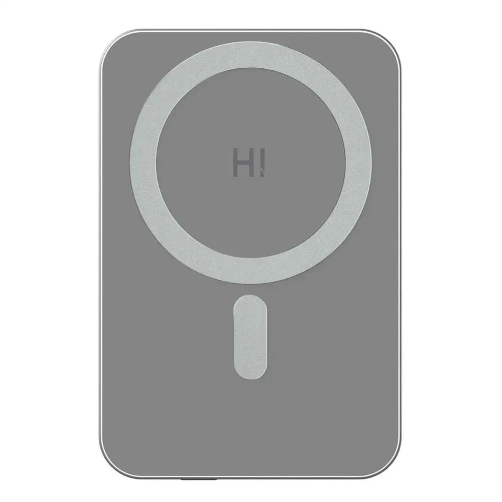 HINOVO MB1-10000 Big Battery Capacity 10000mAh Slim Portable Metal Body Phone Charger Magnetic Wireless Power Bank