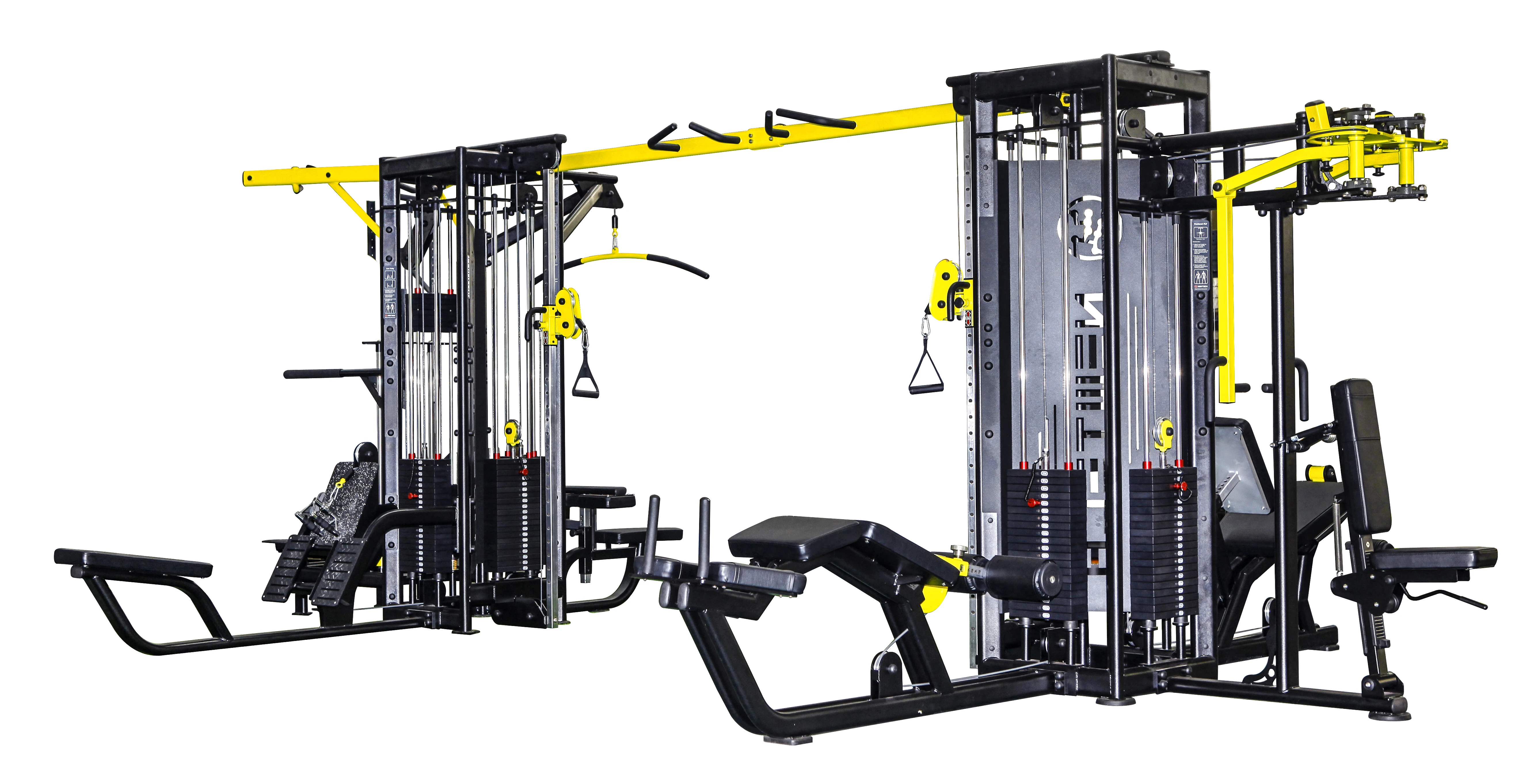 Commercial 8 station functional trainer