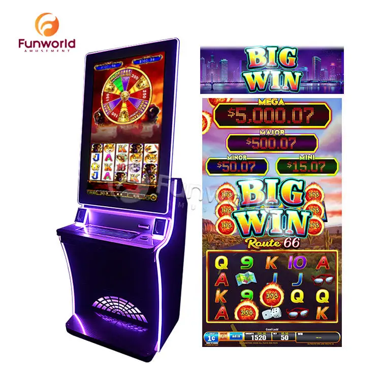 Игровой шкаф с роскошными слотами на экран 43 дюйма, Jackpot Skill, игровой слот для видео, распродажа