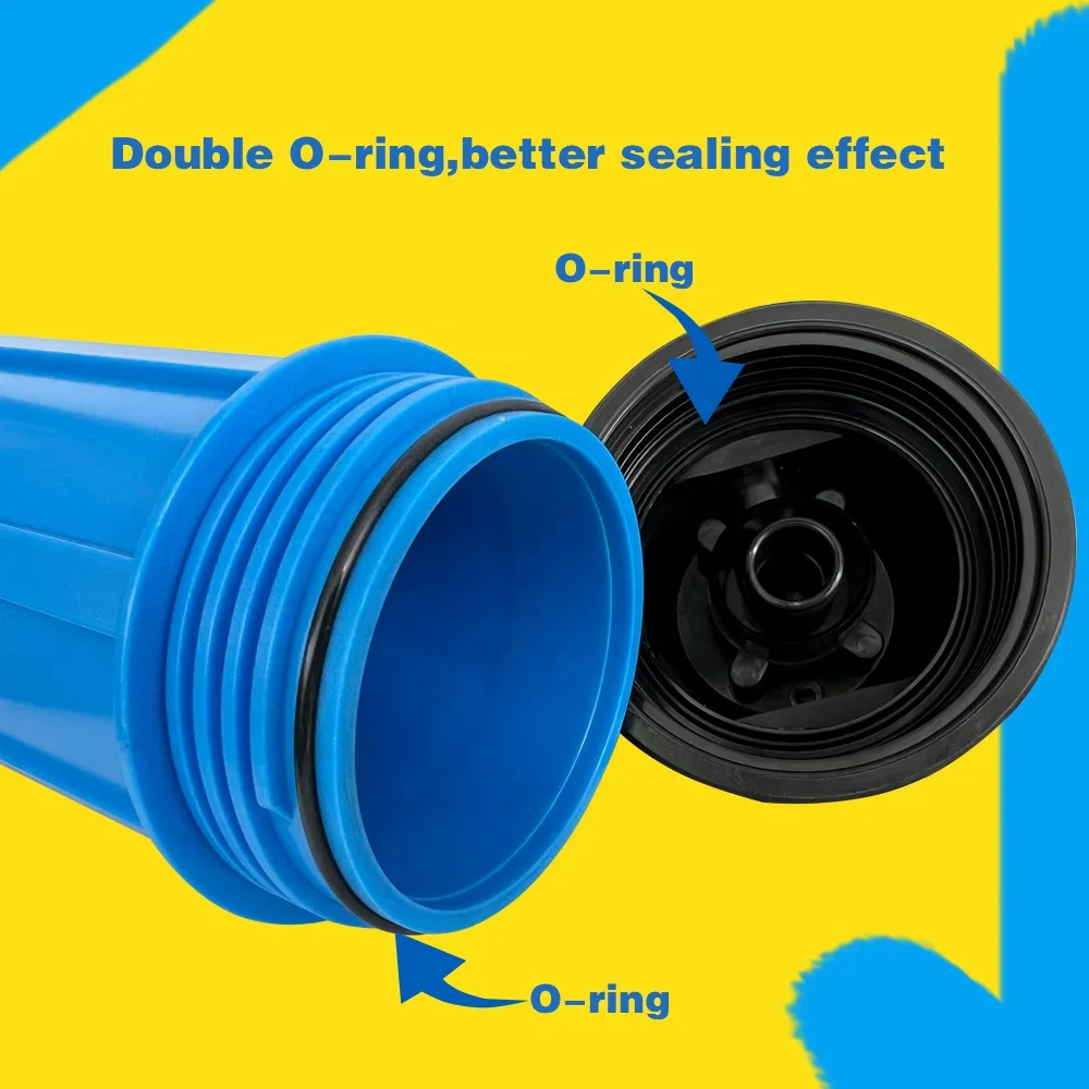 wholesale water filter parts external thread 10'/20' big fat filter housing