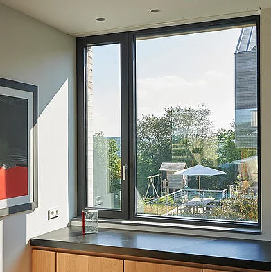 America Standard High Quality Aluminum Fixed Windows Hurricane Impact Big Glass Window Wall
