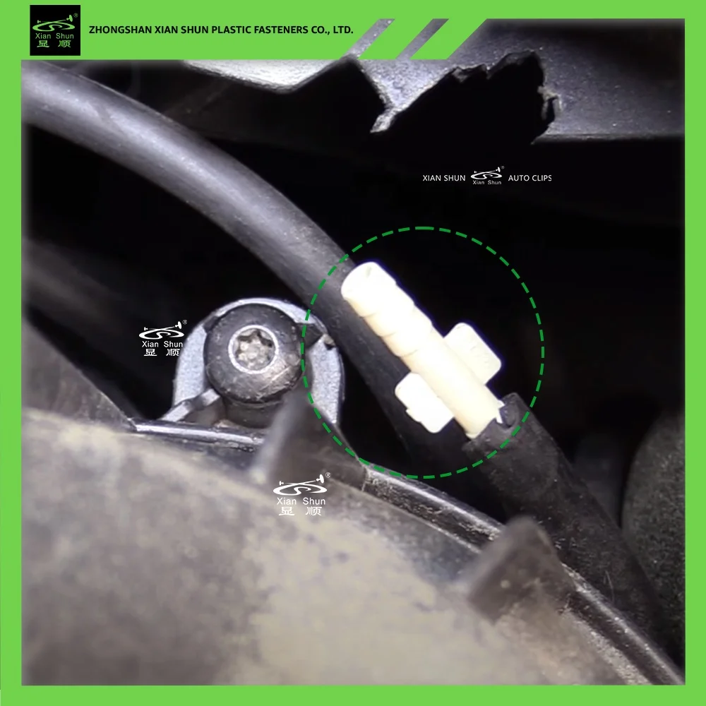 Xian Shun Straight Connector Universal Windshield Wiper Hose Connector Plastic Clip & Fastener