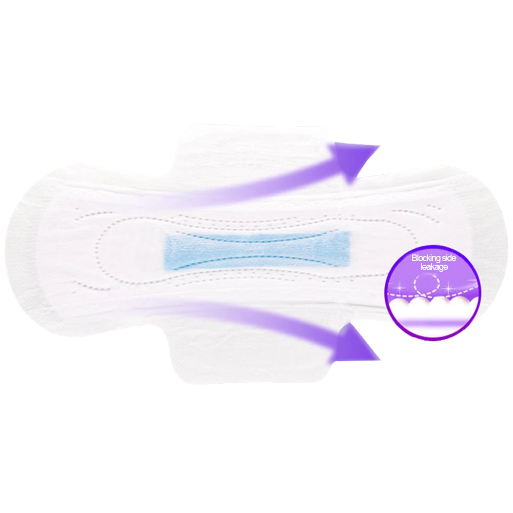 Wholesale Cheap Price Women Sanitary Pads Lady Sanitary Napkins Ultra Thin Disposable 2024 Super Absorption Breathable 245mm