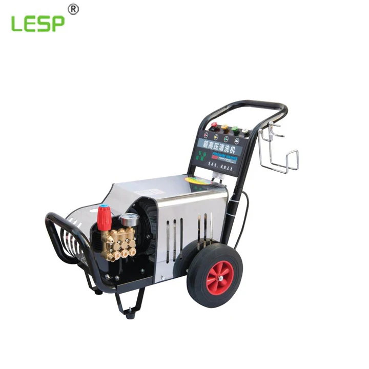 High working efficiency street brush sweeper/high pressure cleaner