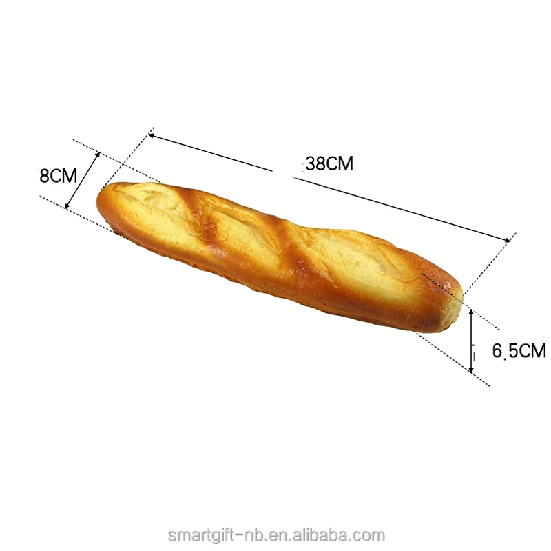artificial bread french baguette french loaf for food shop display model