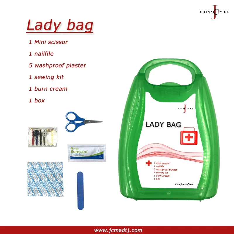JCMED medical emergency plastic first aid kit mini eva