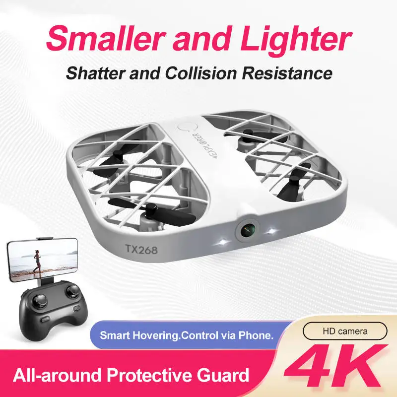 JHD H107 Drone wifi fpv drones with camera hd 4k remote control helicopter Plane Pocket Quadcopter Christmas Gift for boys dron