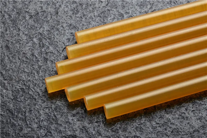 
Wholesale 7mm 11mm Dark yellow Transparent Hot Melt Gun Glue Sticks 
