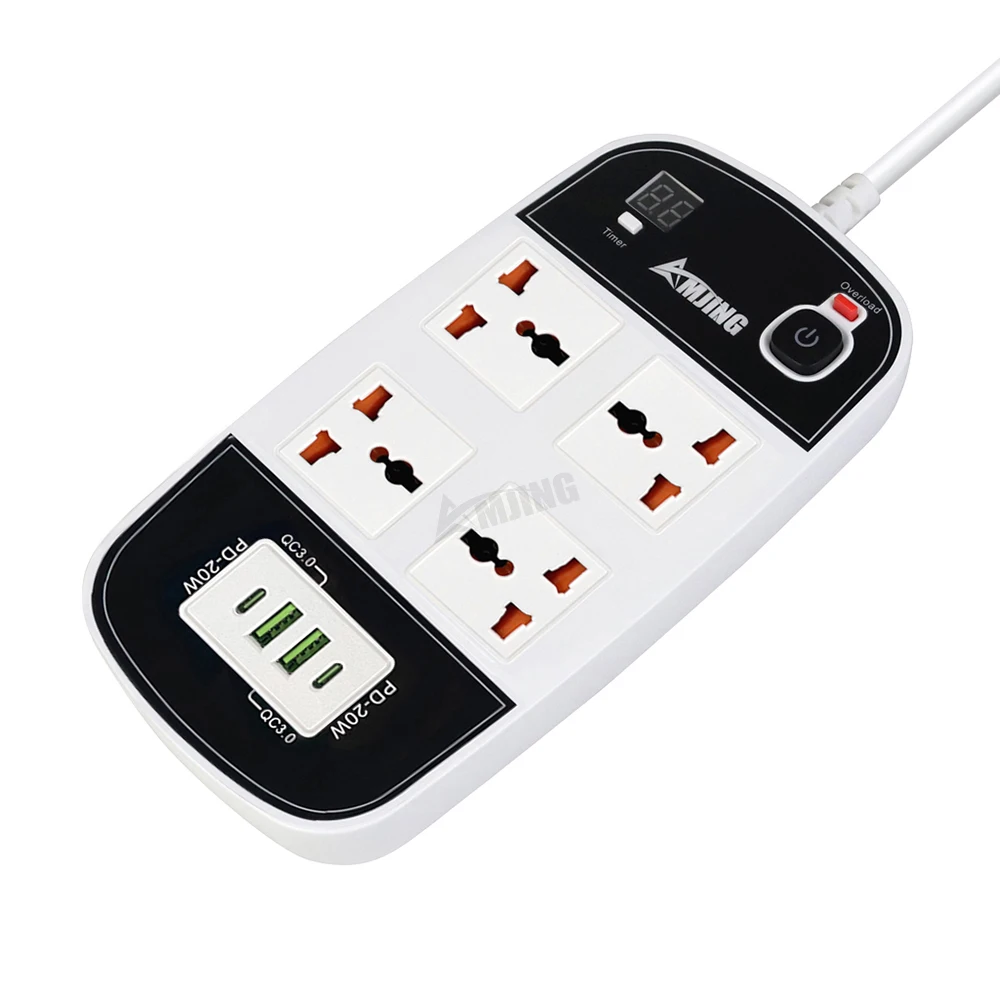 Лидер продаж универсальная удлинитель с зарядным устройством usb PD20W