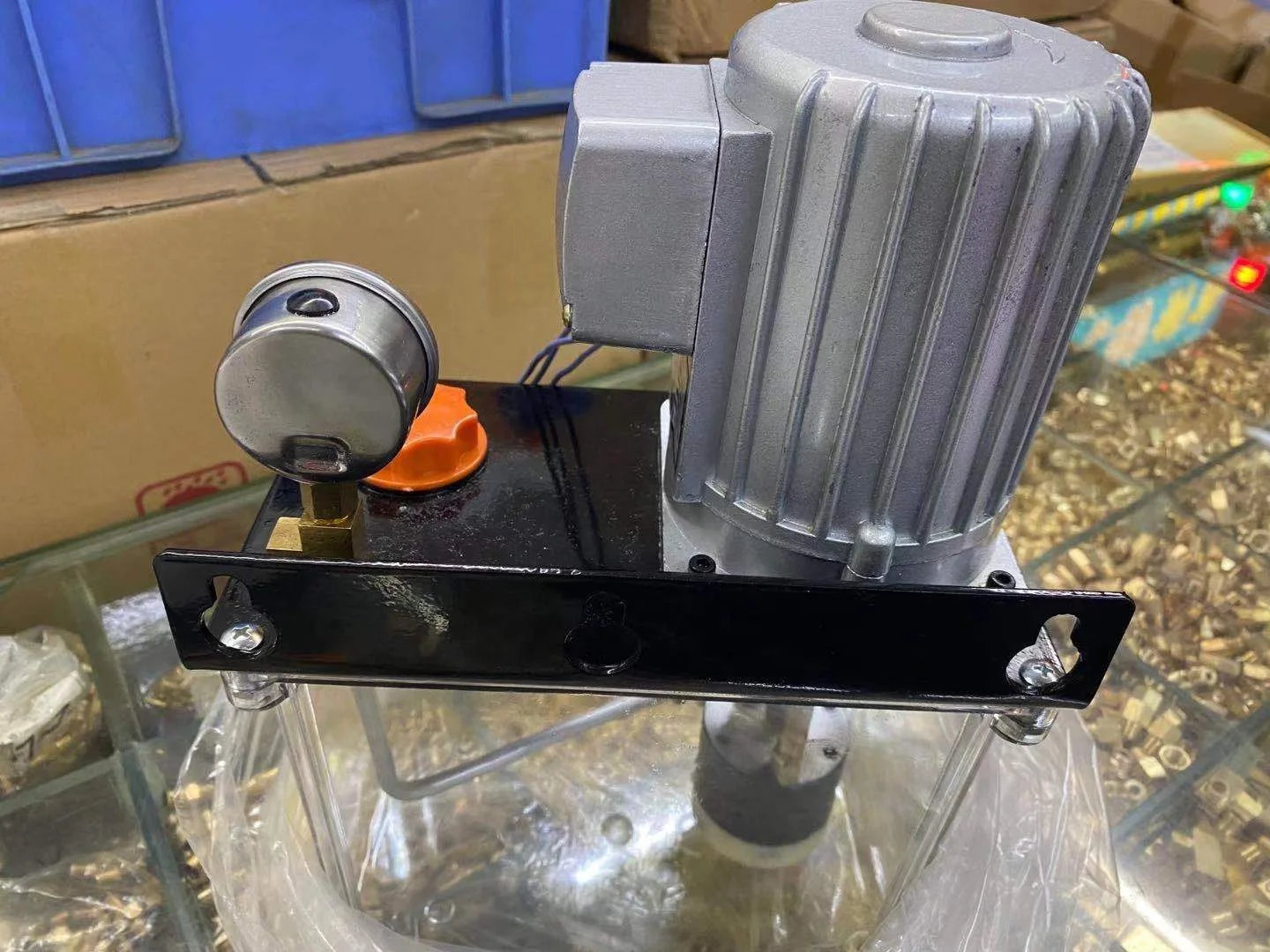 Electric lubricator gear pump central lubrication system electric oil lubrication pump for lathe machine